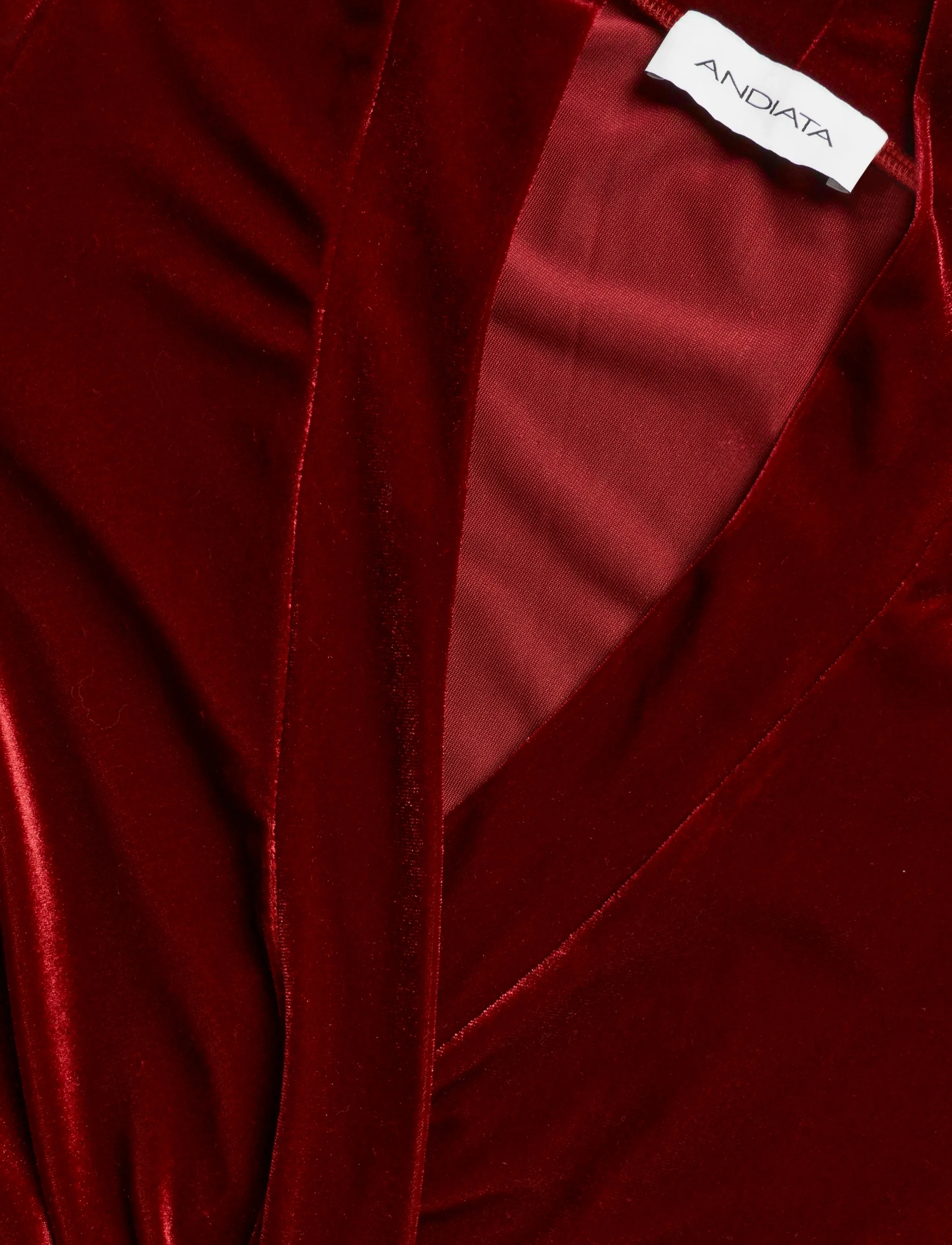 Andiata - Sibley dress - hõlmikkleidid - deep red - 2
