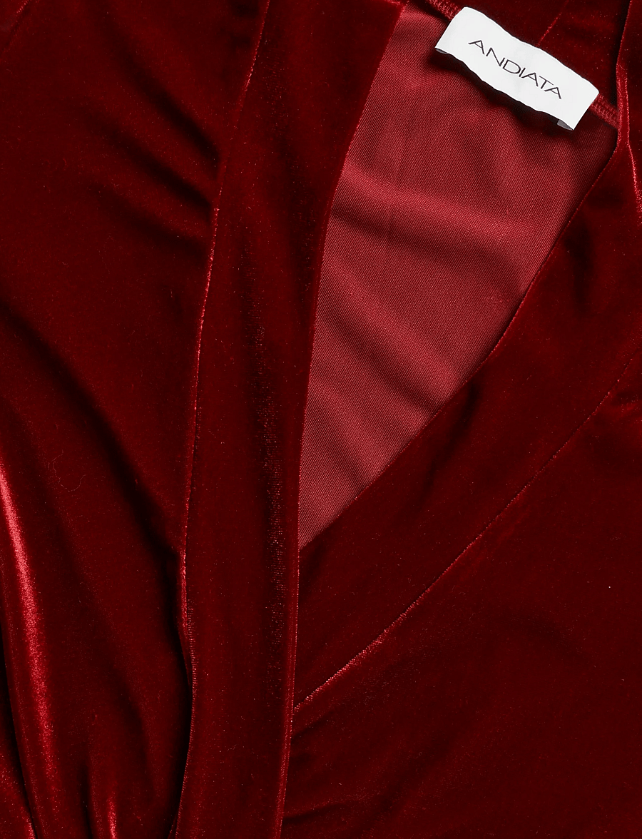 Andiata - Sibley dress - hõlmikkleidid - deep red - 2