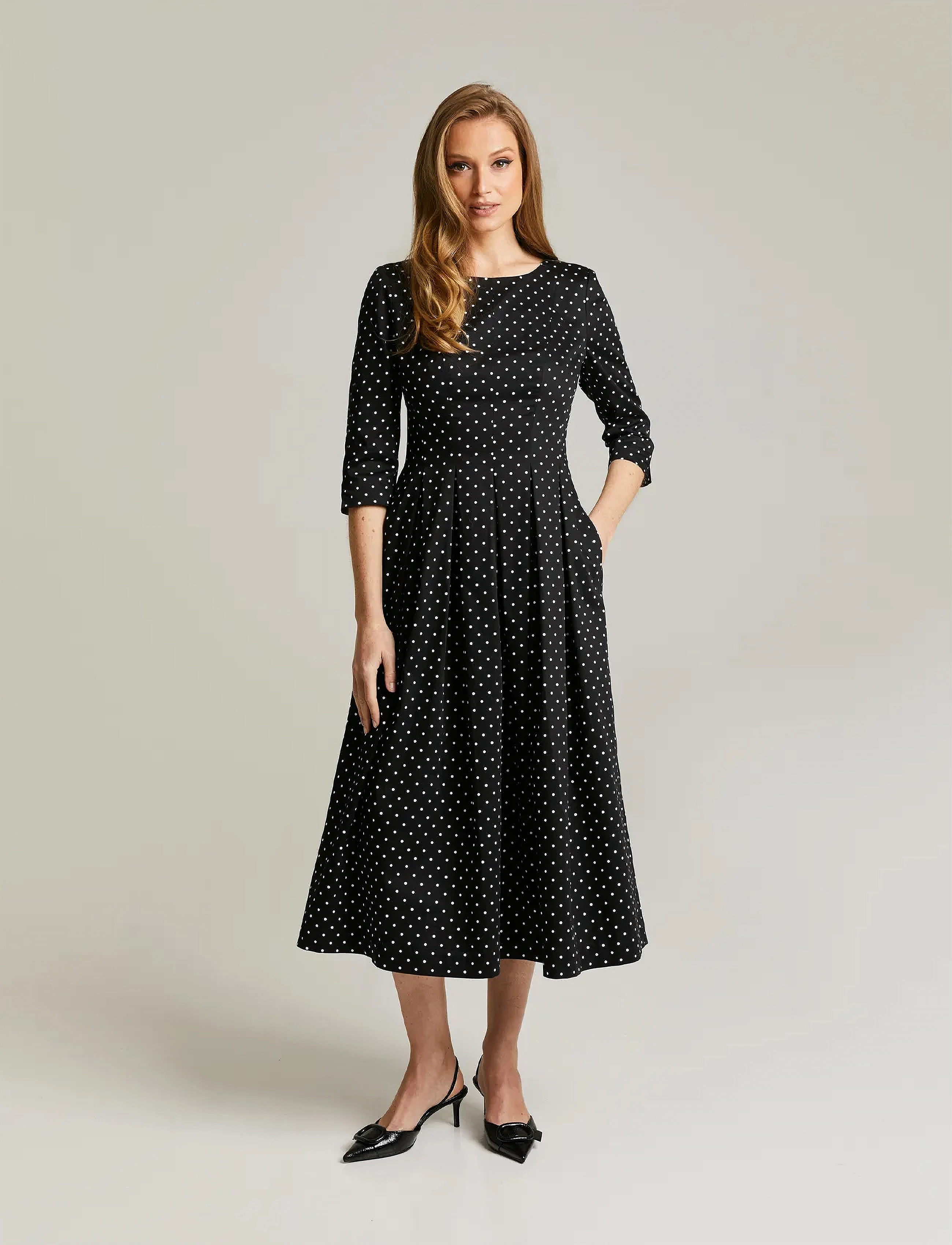 Andiata Julitta 3 - Kjoler - PETITE POLKA / black