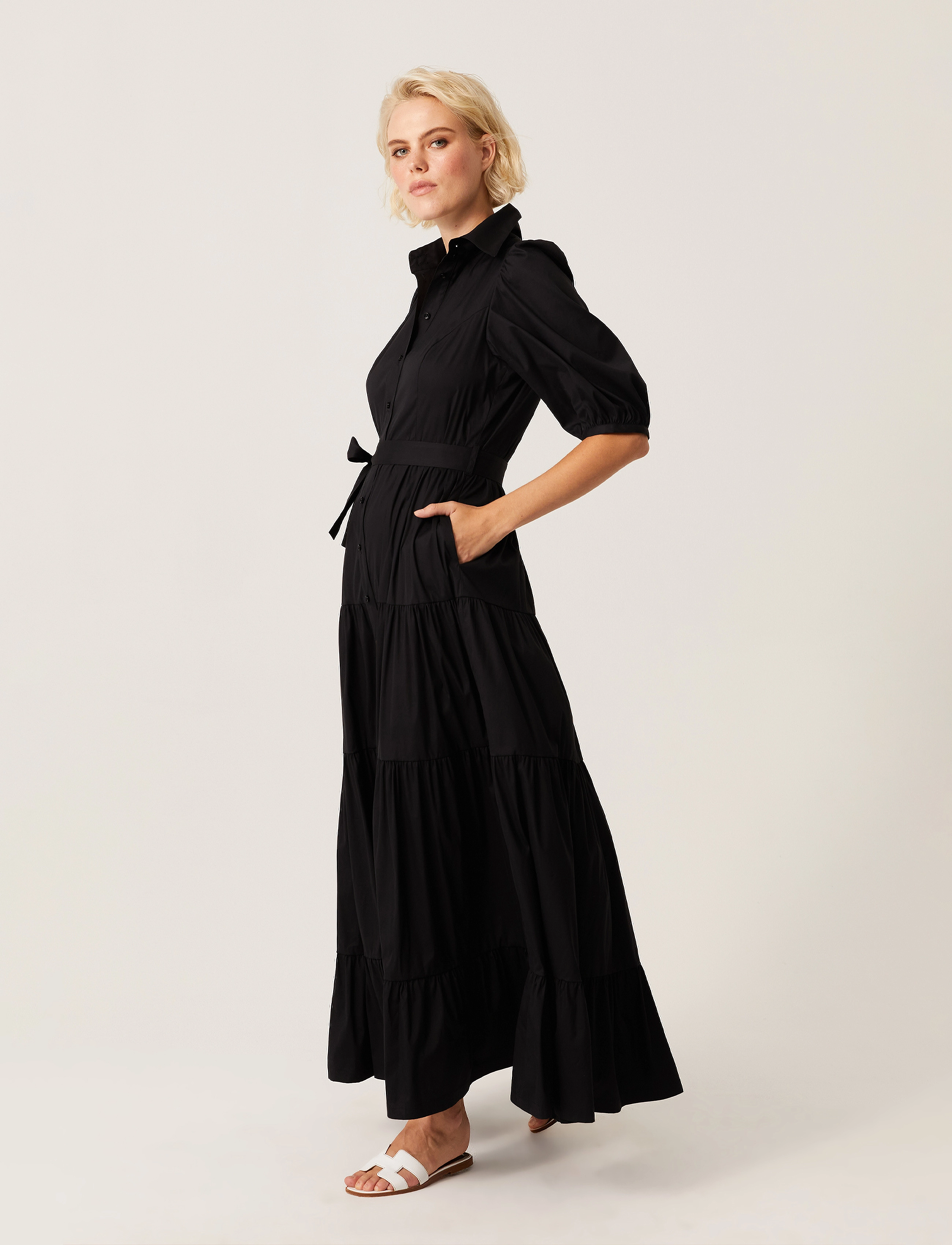 Andiata - Cacey - robes chemises - black - 3