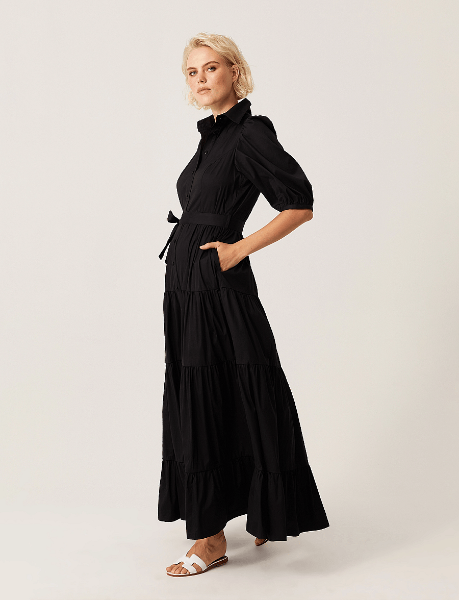Andiata - Cacey - skjortklänningar - black - 3