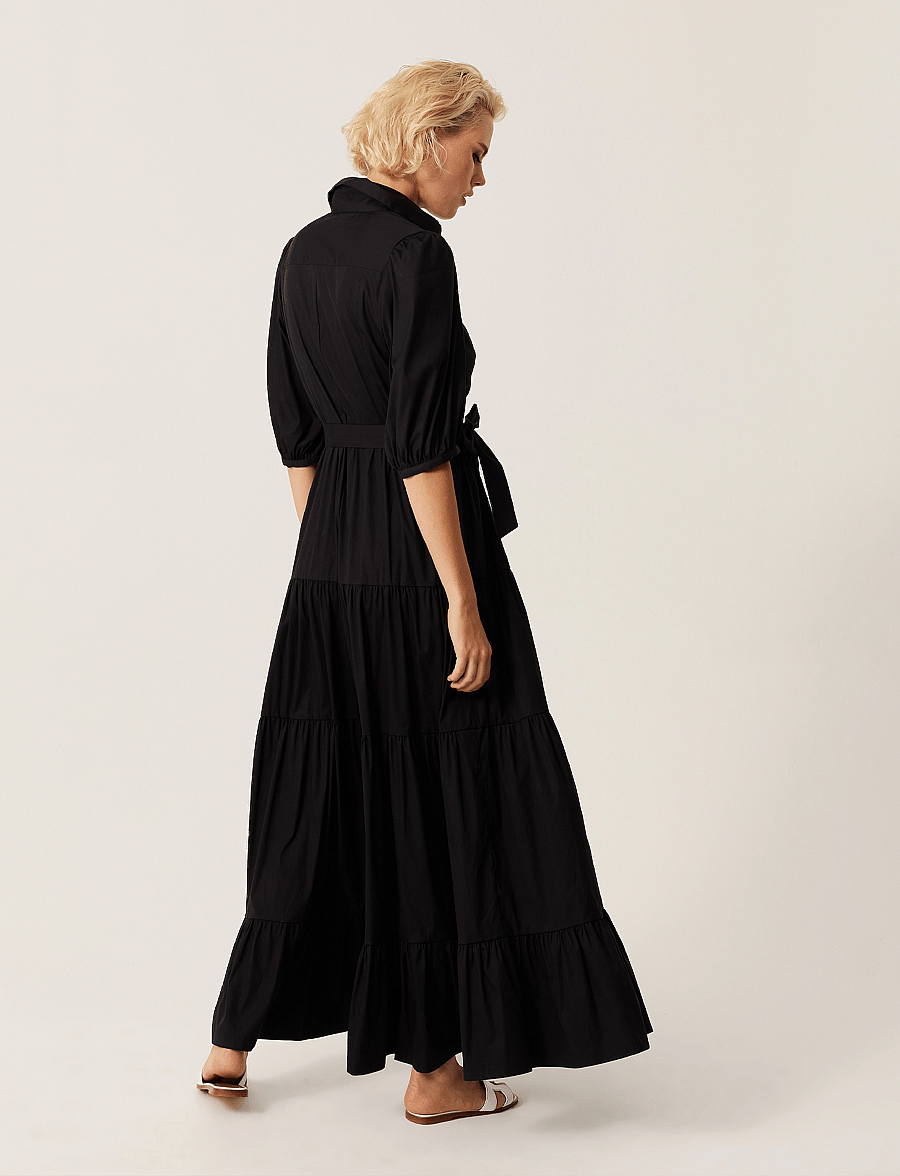 Andiata - Cacey - skjortklänningar - black - 4