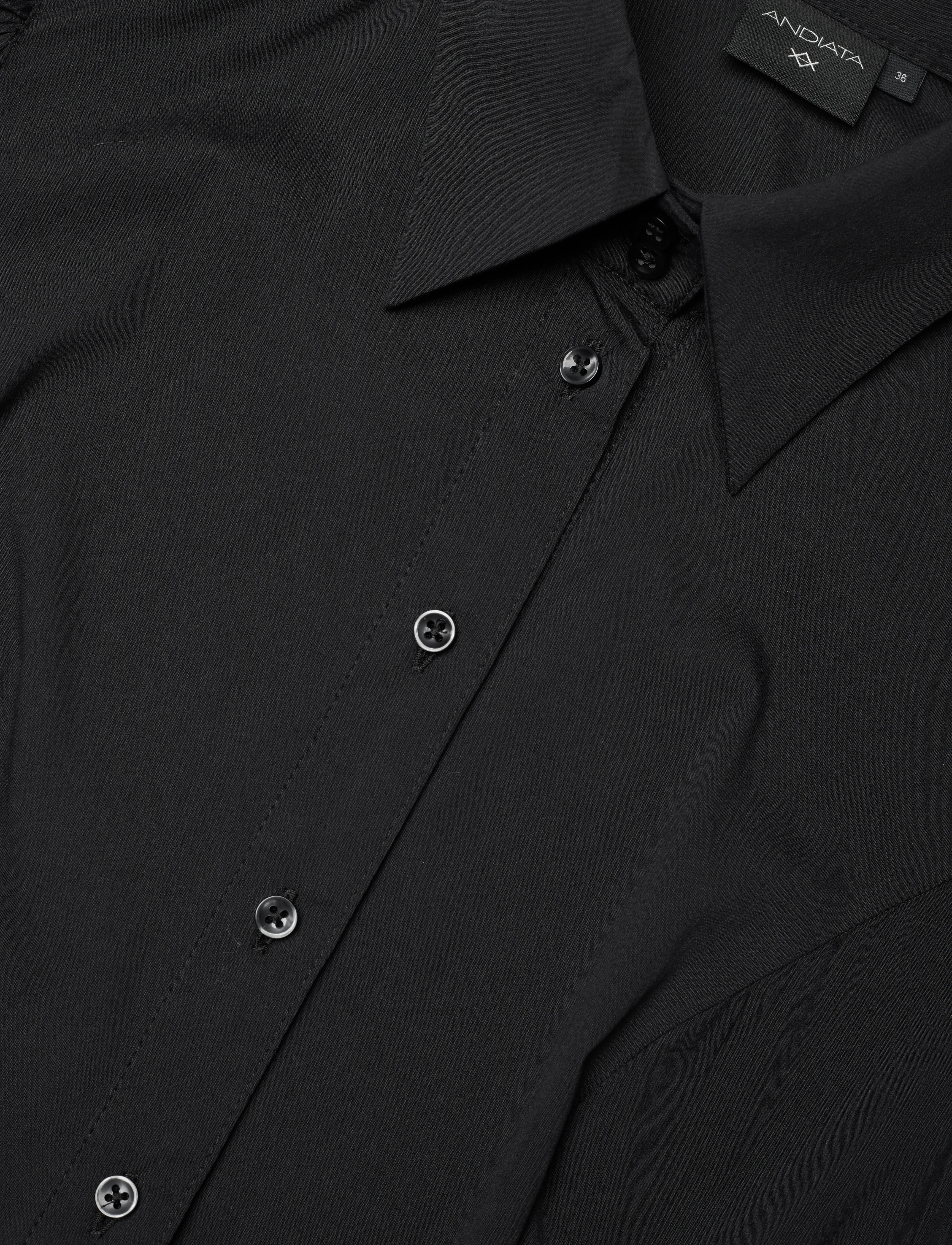 Andiata - Cacey - skjortklänningar - black - 5