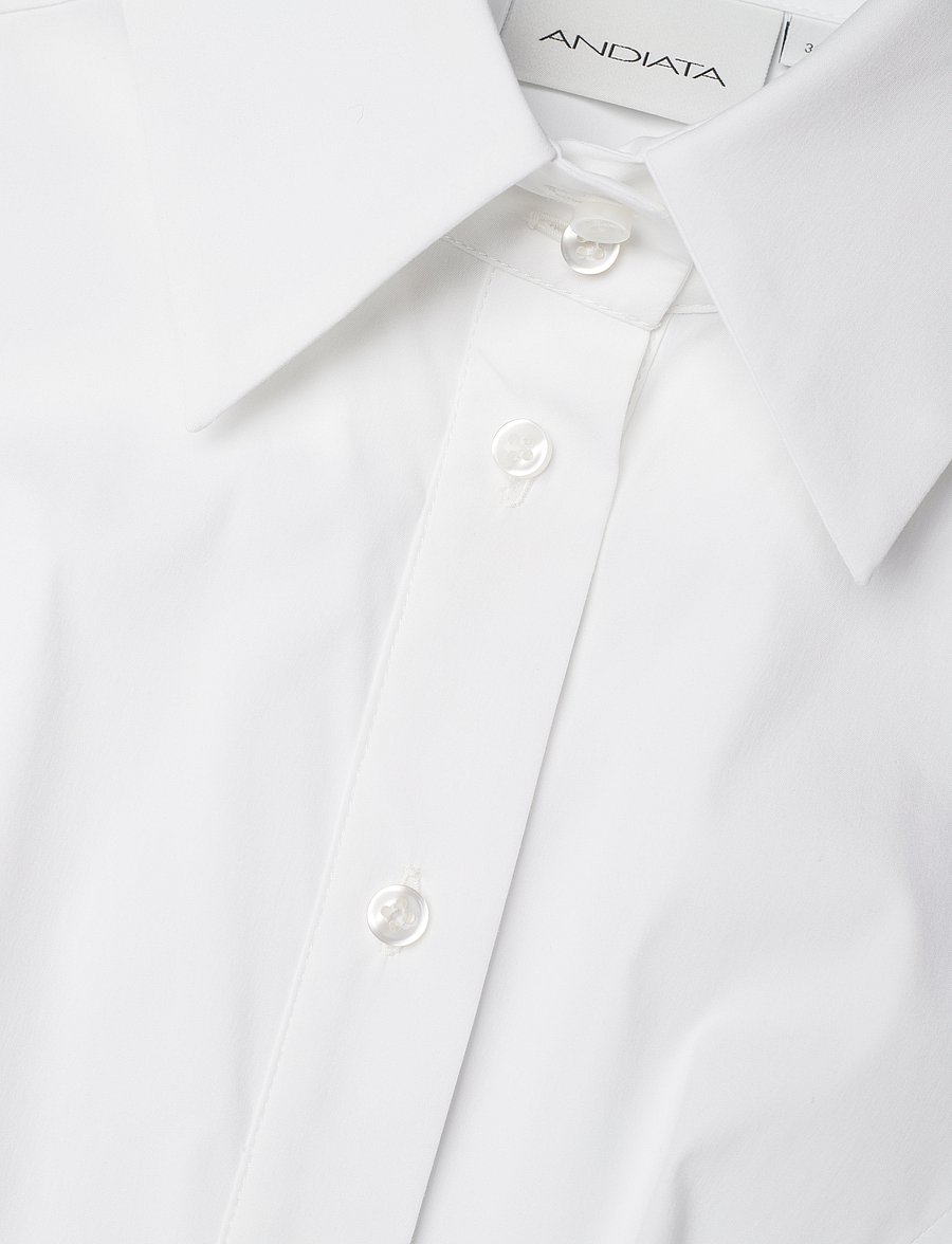 Andiata - Cacey - skjortklänningar - white - 2