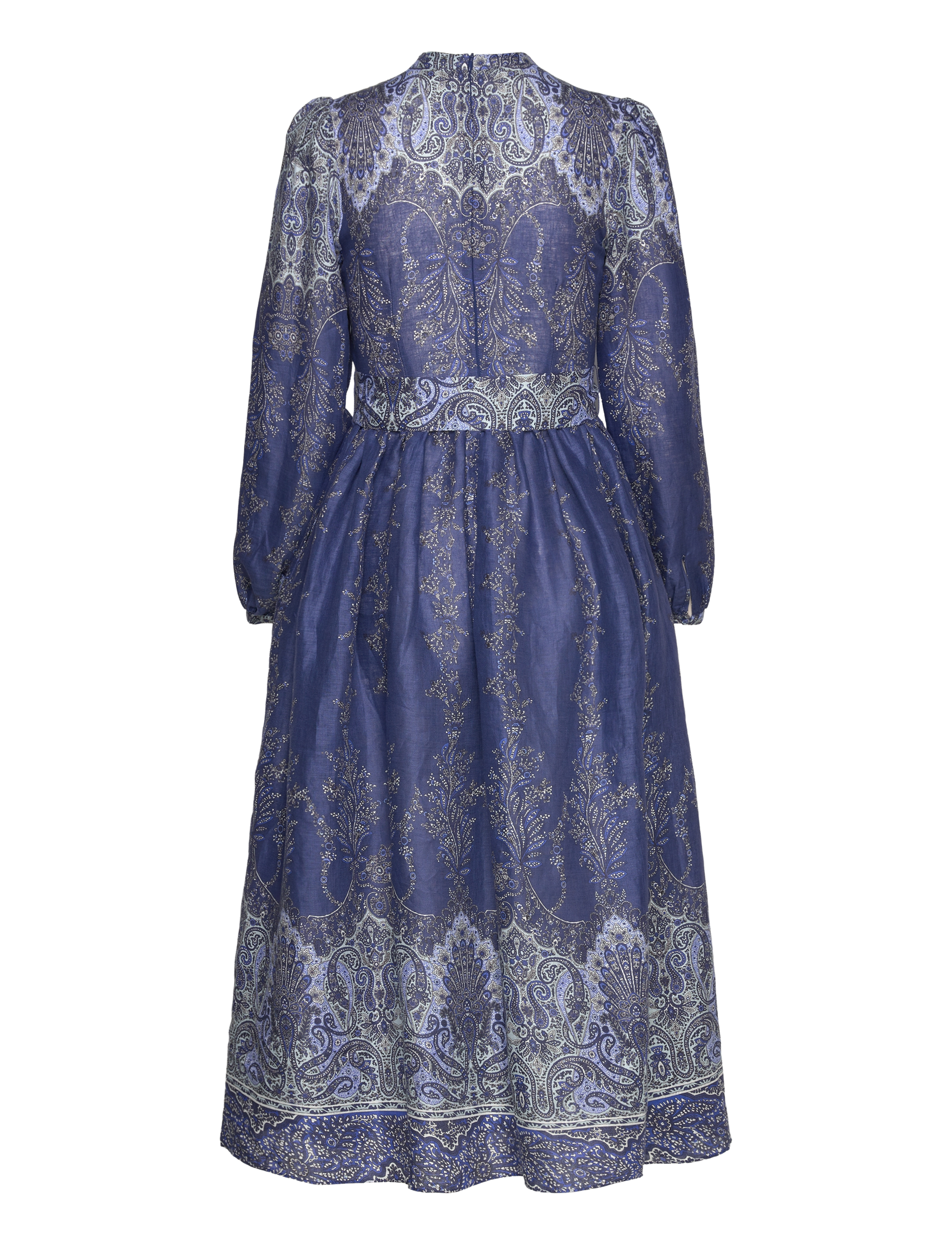 Andiata - Radlea Dress - blue paisley print - 1