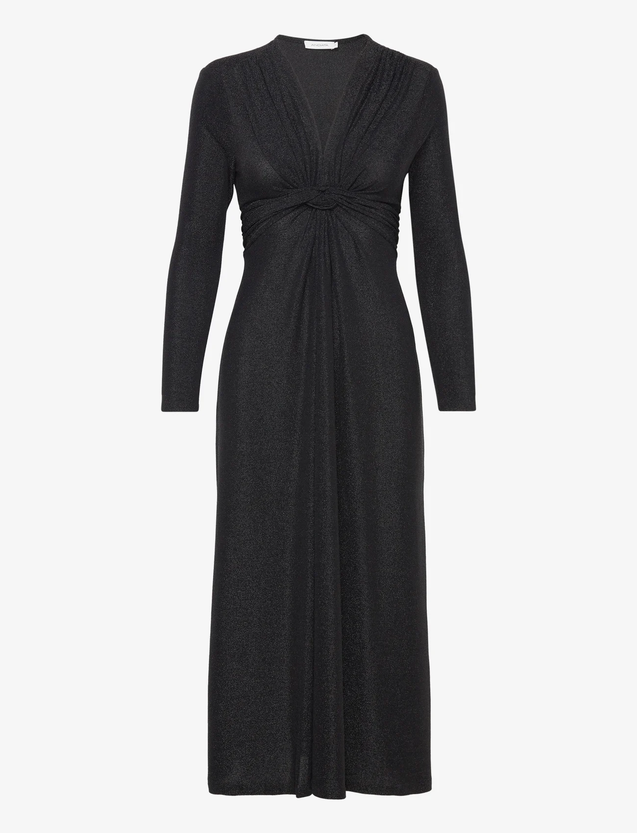 Andiata - Rhosyn T dress - vidutinio ilgio suknelės - sparkling black - 0