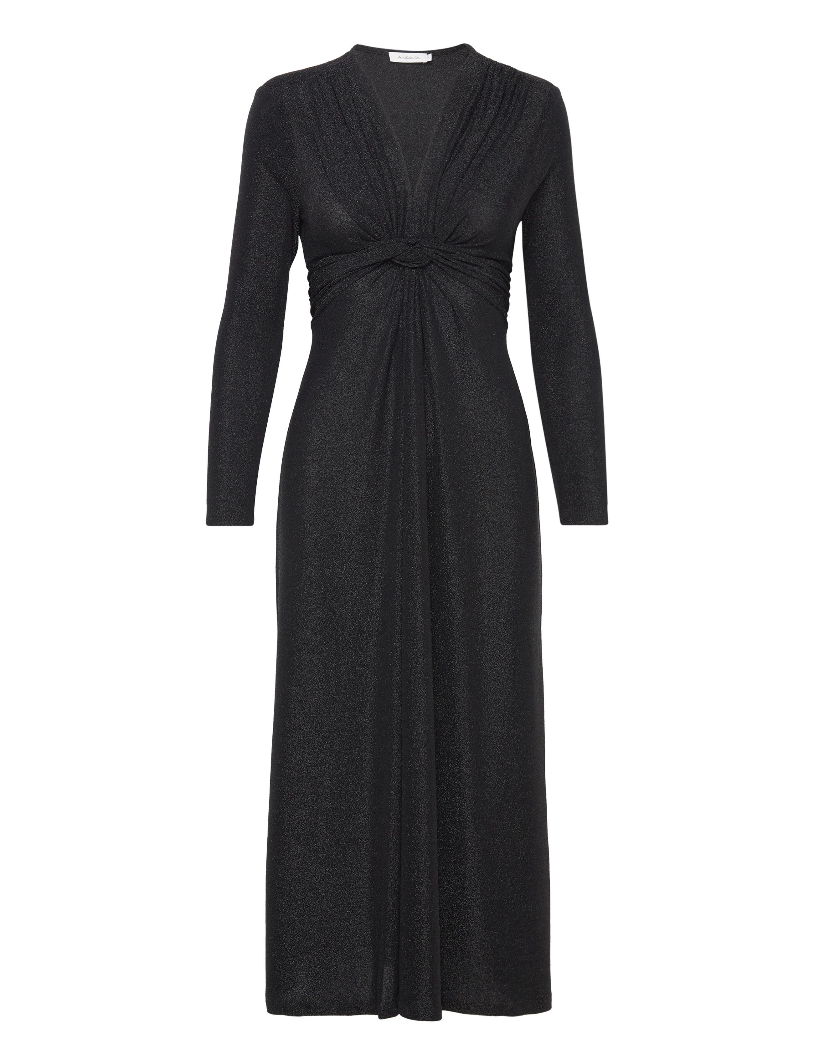 Andiata Rhosyn T dress - Tøj - SPARKLING BLACK / black