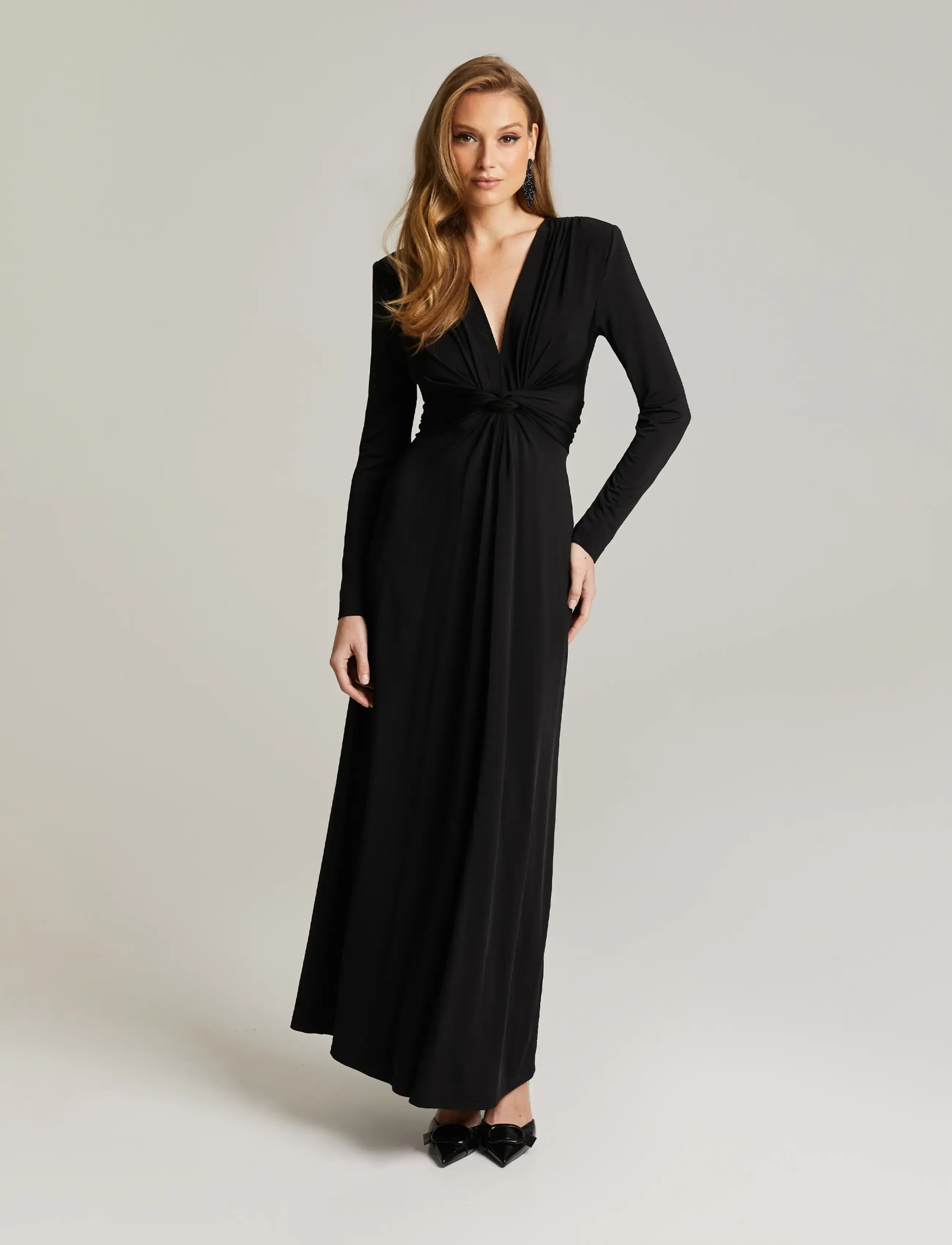 Andiata Rhosyn T dress - Kleidid - BLACK / black