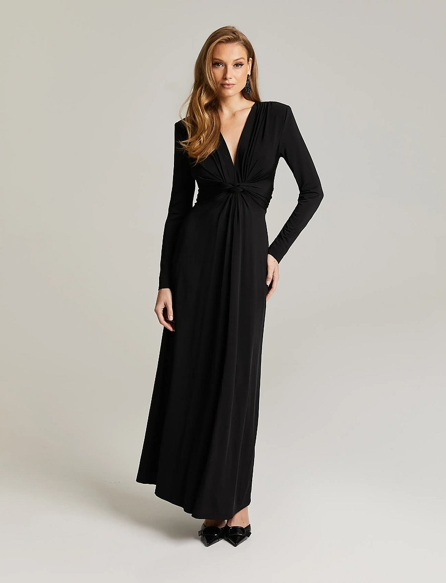 Andiata - Rhosyn T dress - maksikleidid - black - 0