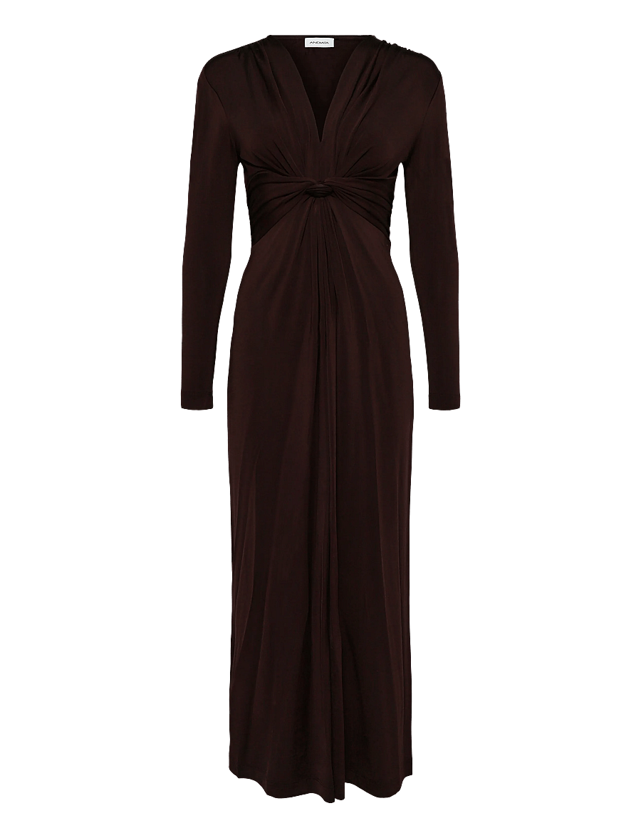 Andiata - Rhosyn T dress - maxikleider - espresso - 0