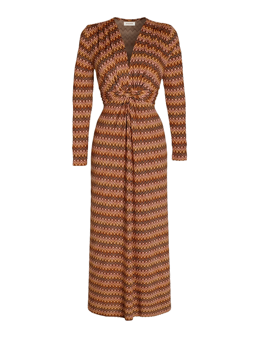 Andiata - Rhosyn T dress - maksikleidid - zigzag - 0