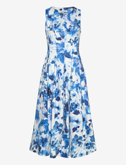 Julitta S dress - BLUE FLORAL PRINT