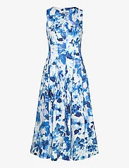 Andiata - Julitta S dress - aftonklänningar - blue floral print - 1
