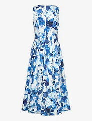 Andiata - Julitta S dress - aftonklänningar - blue floral print - 2