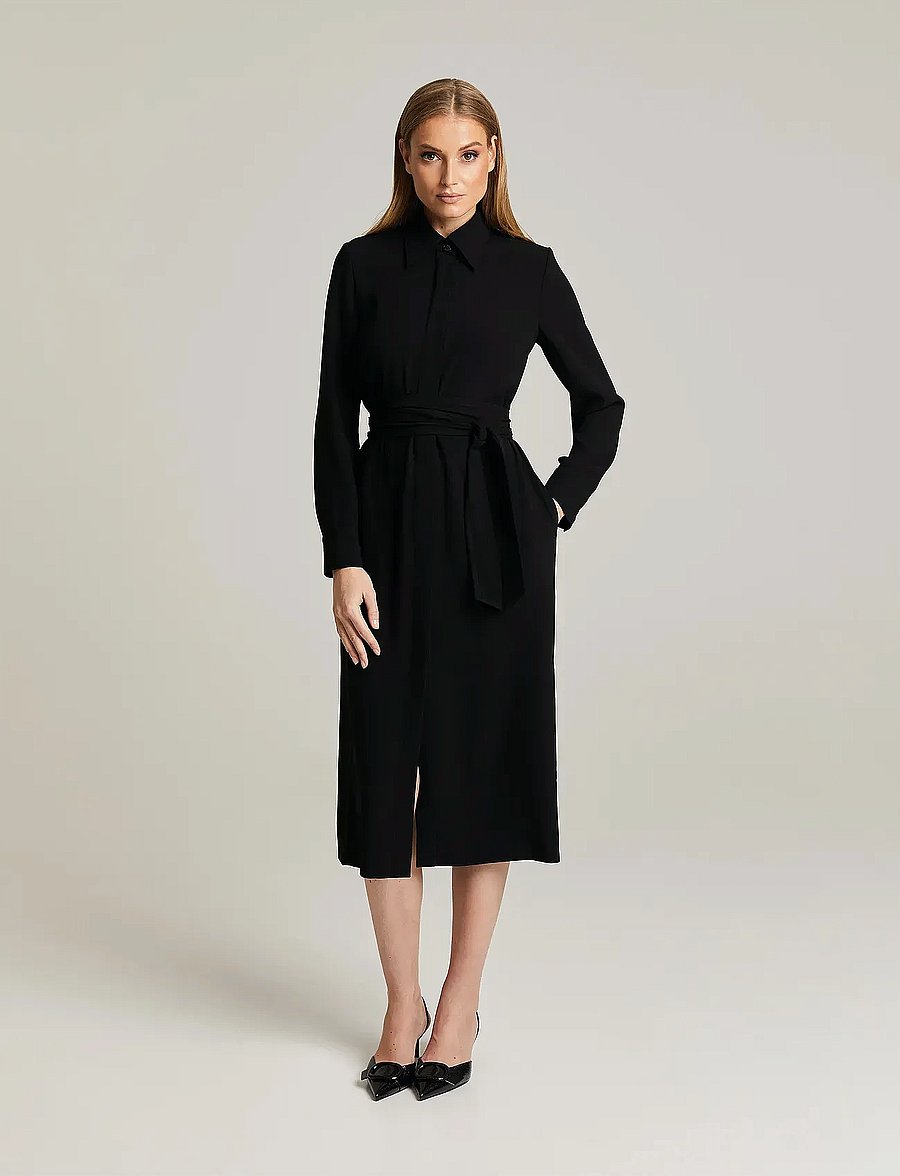 Andiata - Niki 2 - midi dresses - black - 0