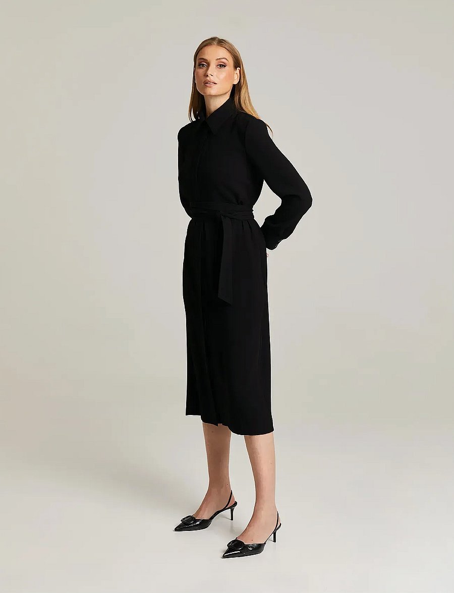 Andiata - Niki 2 - midi dresses - black - 2