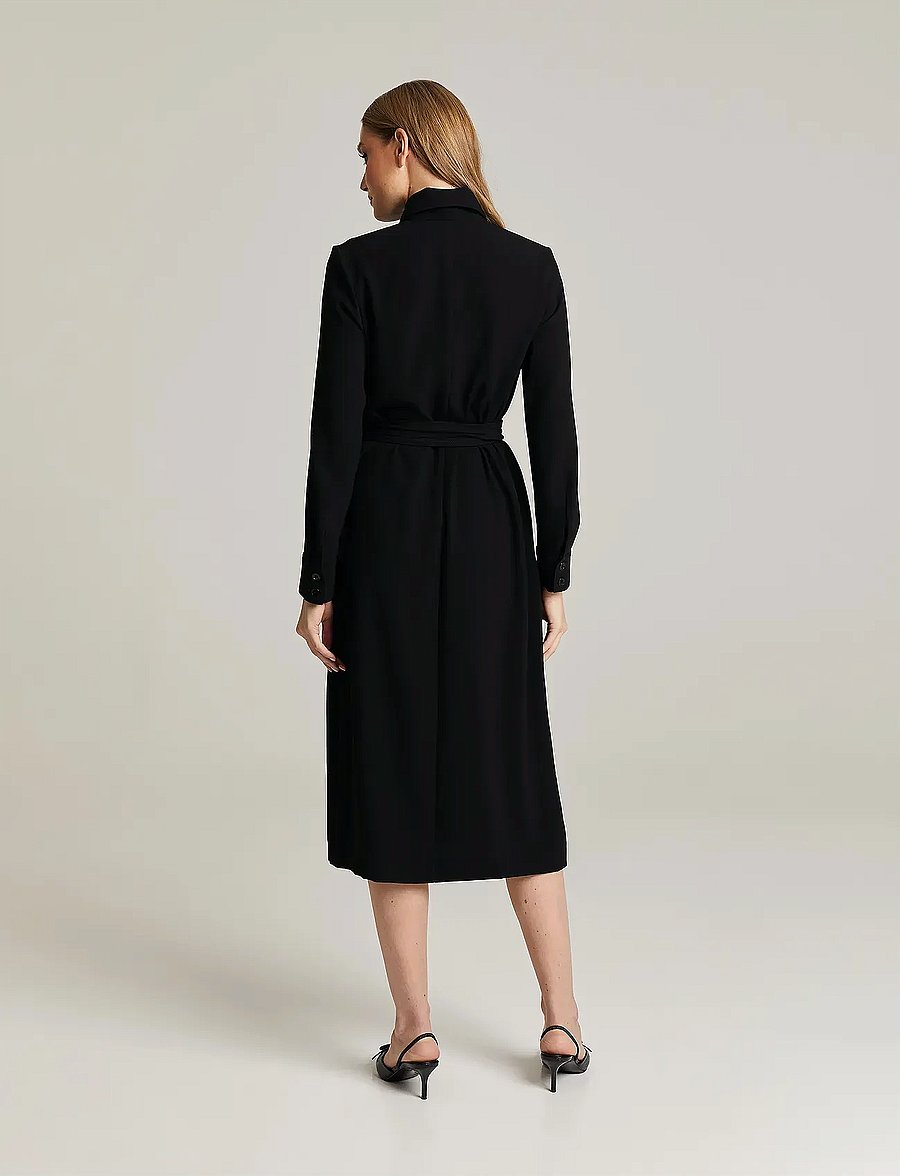 Andiata - Niki 2 - midi dresses - black - 3