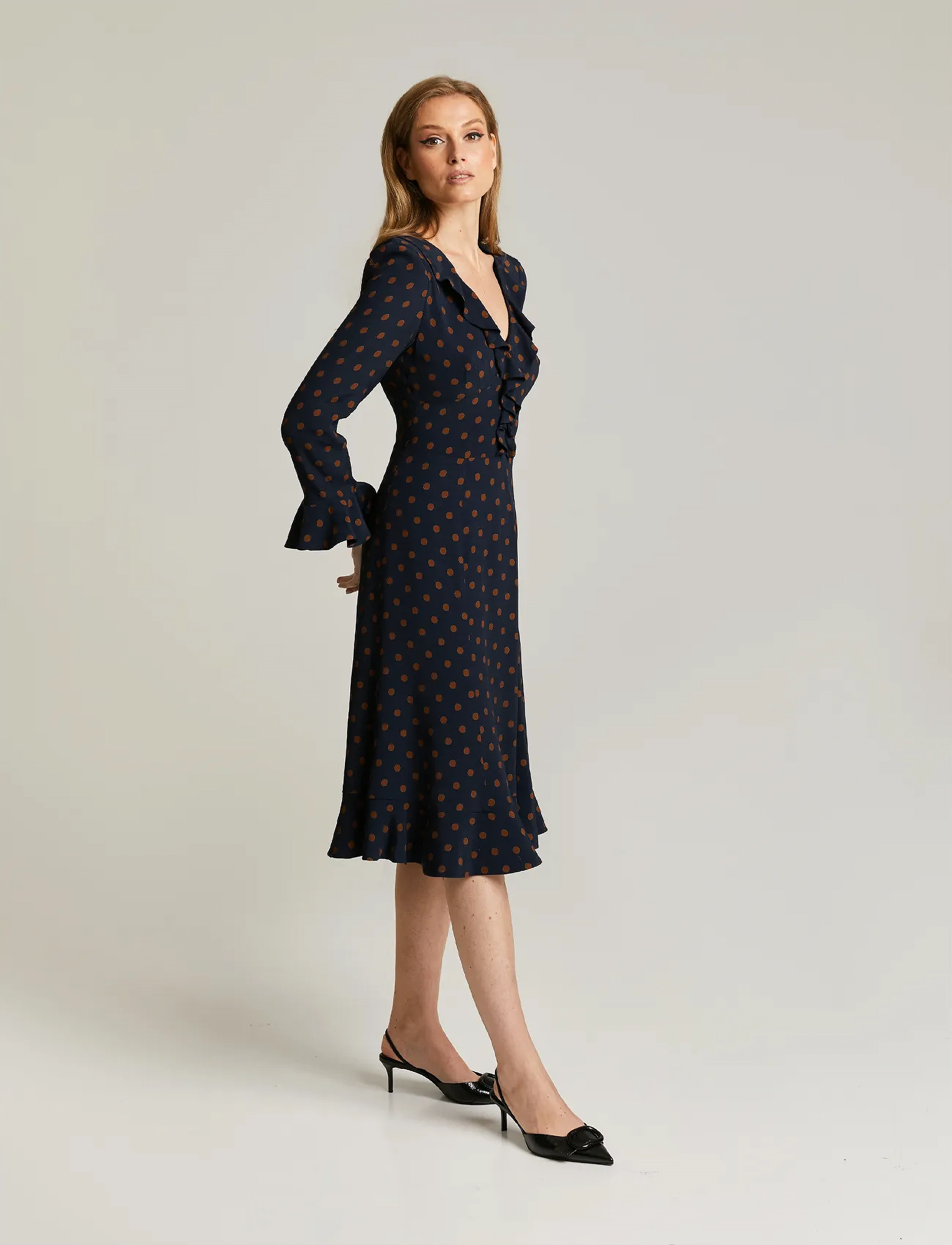 Andiata - Sipsie - midi dresses - polka dots - 2