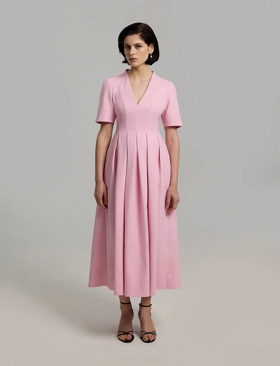 Andiata - Julitta W - midi-kleider - pink peony - 0
