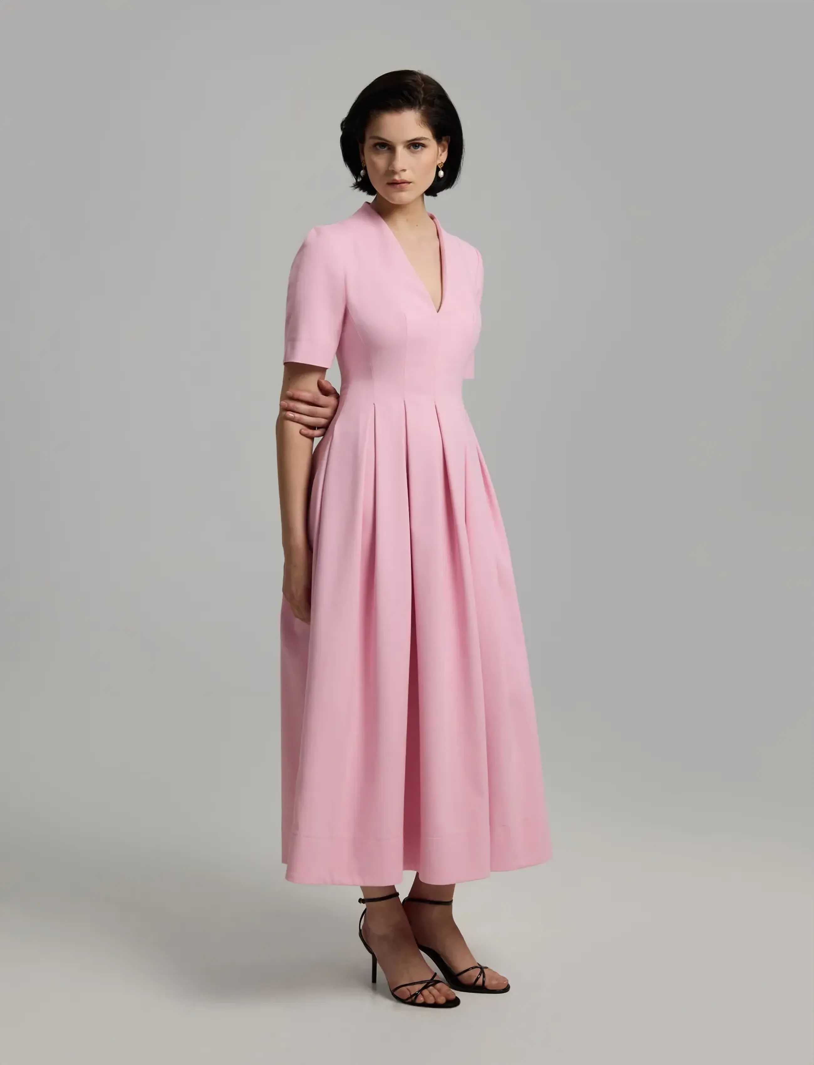 Andiata - Julitta W - midi-kleider - pink peony - 3