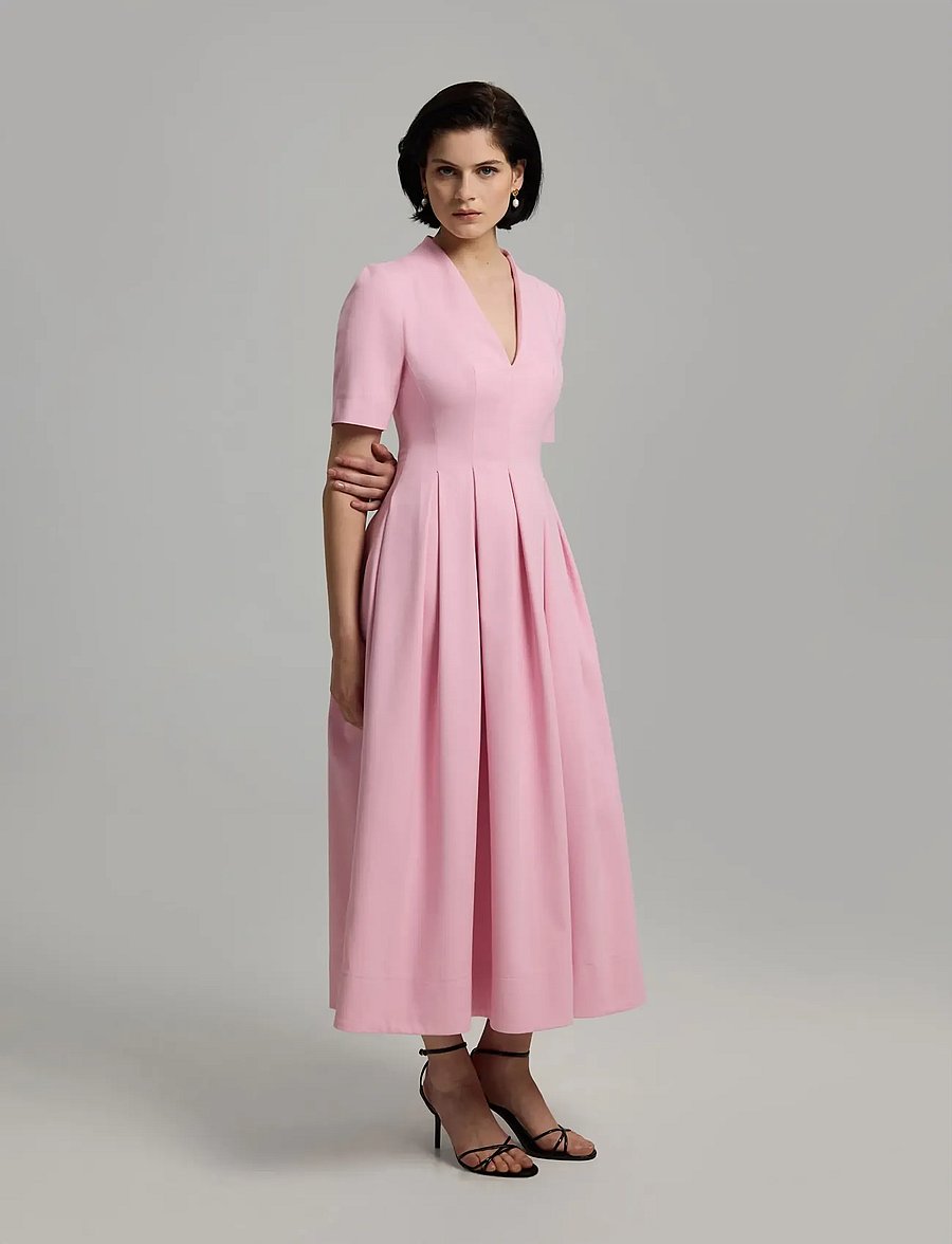 Andiata - Julitta W - midi-kleider - pink peony - 3