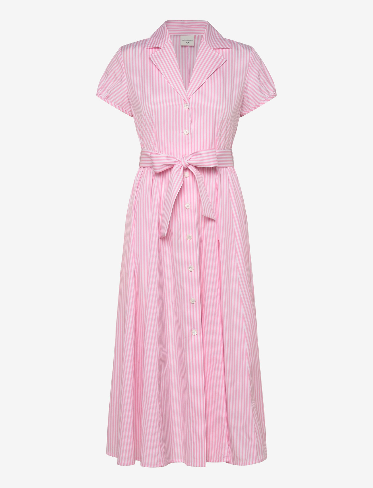 Andiata - Shane - midi dresses - pink stripe - 1