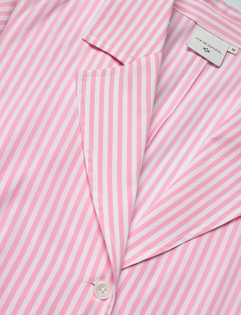 Andiata - Shane - midi dresses - pink stripe - 5