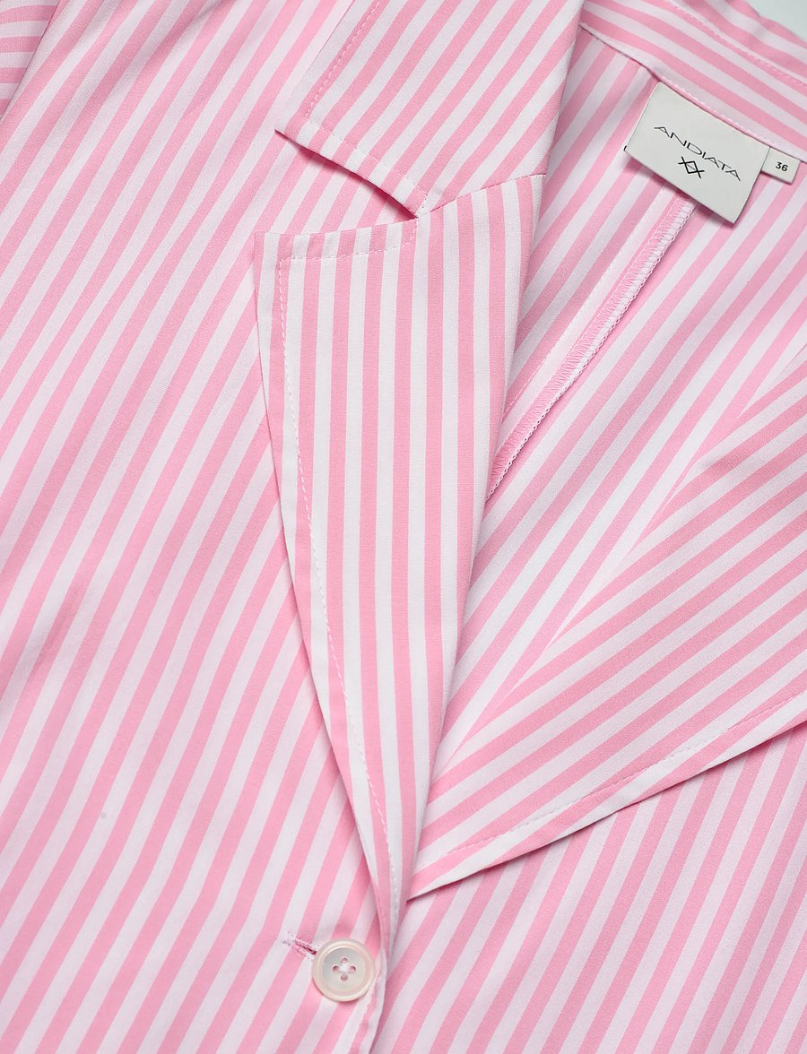 Andiata - Shane - midi-kleider - pink stripe - 5