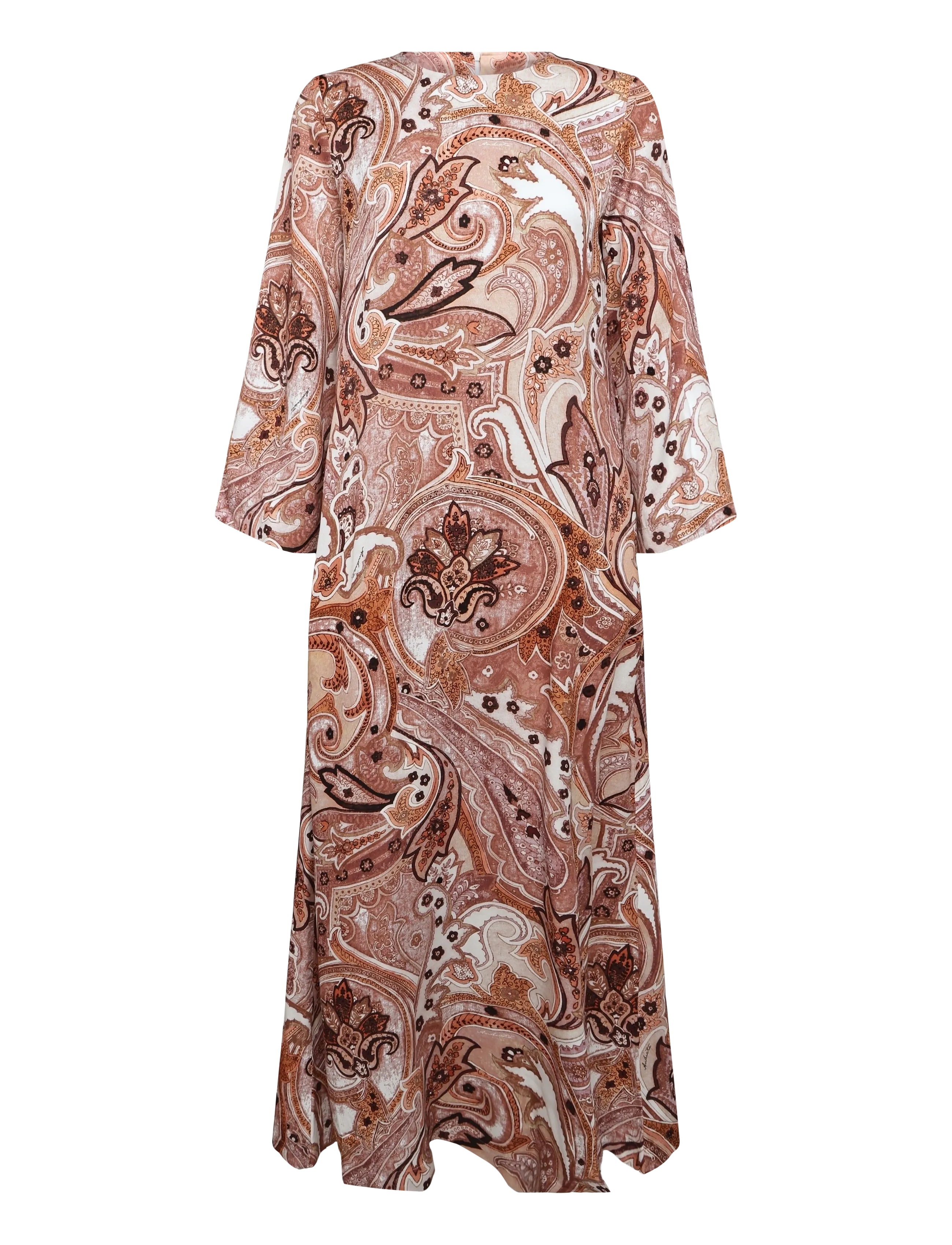 Andiata Bokky dress - Maxi Dresses - PINK PAISLEY / pink/rose