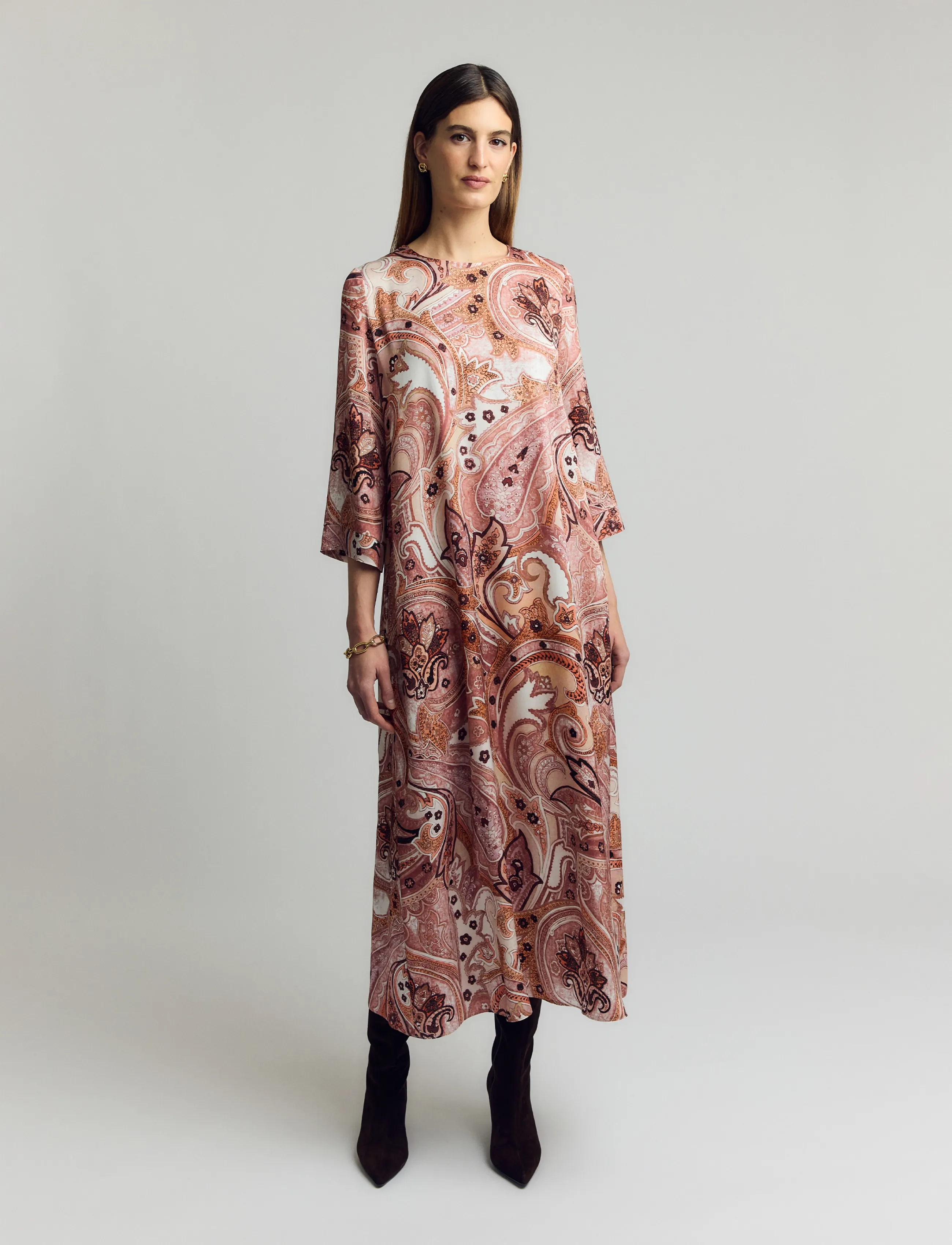 Andiata - Bokky dress - sommarklänningar - pink paisley - 1