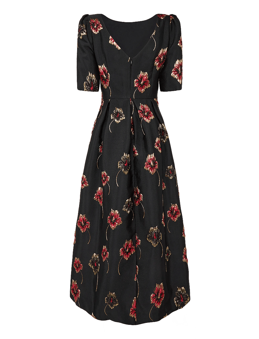 Andiata - Krona dress - cocktailkjoler - red florals - 2