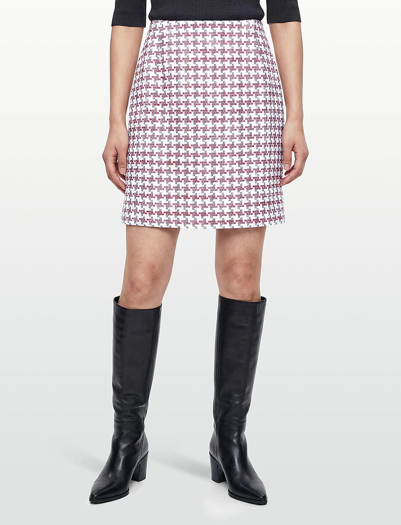 Andiata - Vivian 50 - midi-röcke - red checks - 3