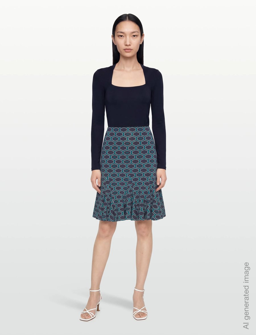 Andiata - Fazia 55 - midi skirts - andiata monogram - 0
