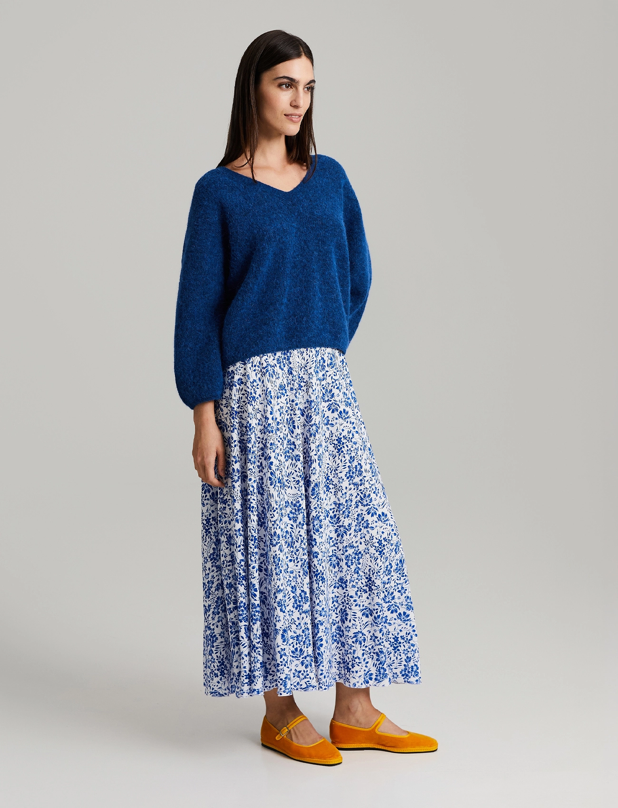 Andiata - Fanny 90 - maxi nederdele - blue meadow - 3