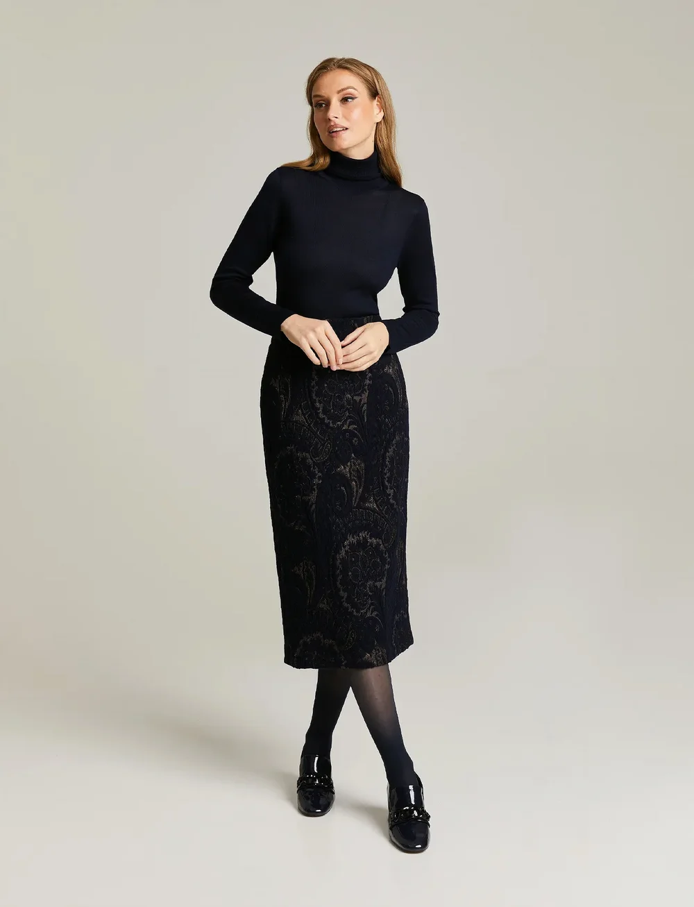 Andiata - Fibi 80 - midi-röcke - night sky - 0