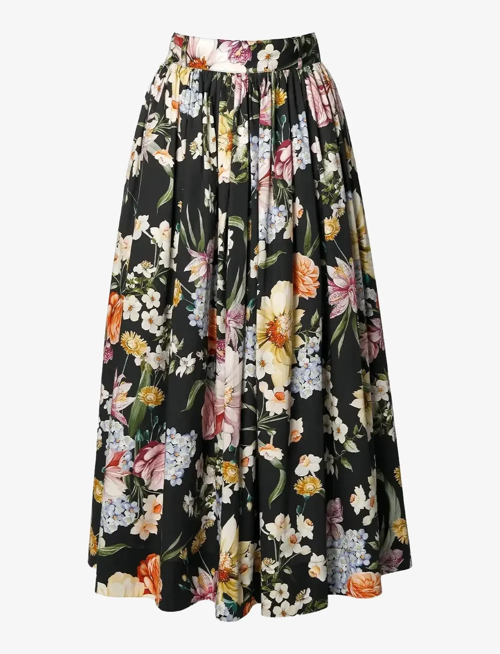 Andiata - Fiia 85 - midinederdele - secret garden black - 1