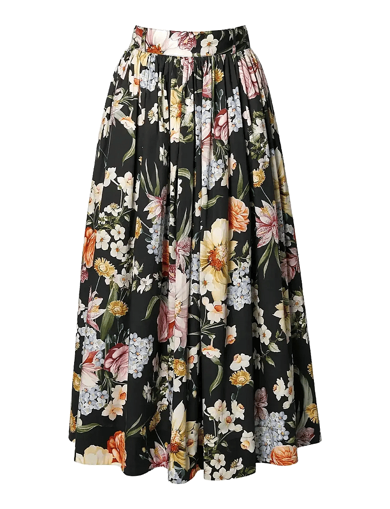 Andiata - Fiia 85 - midi-röcke - secret garden black - 1