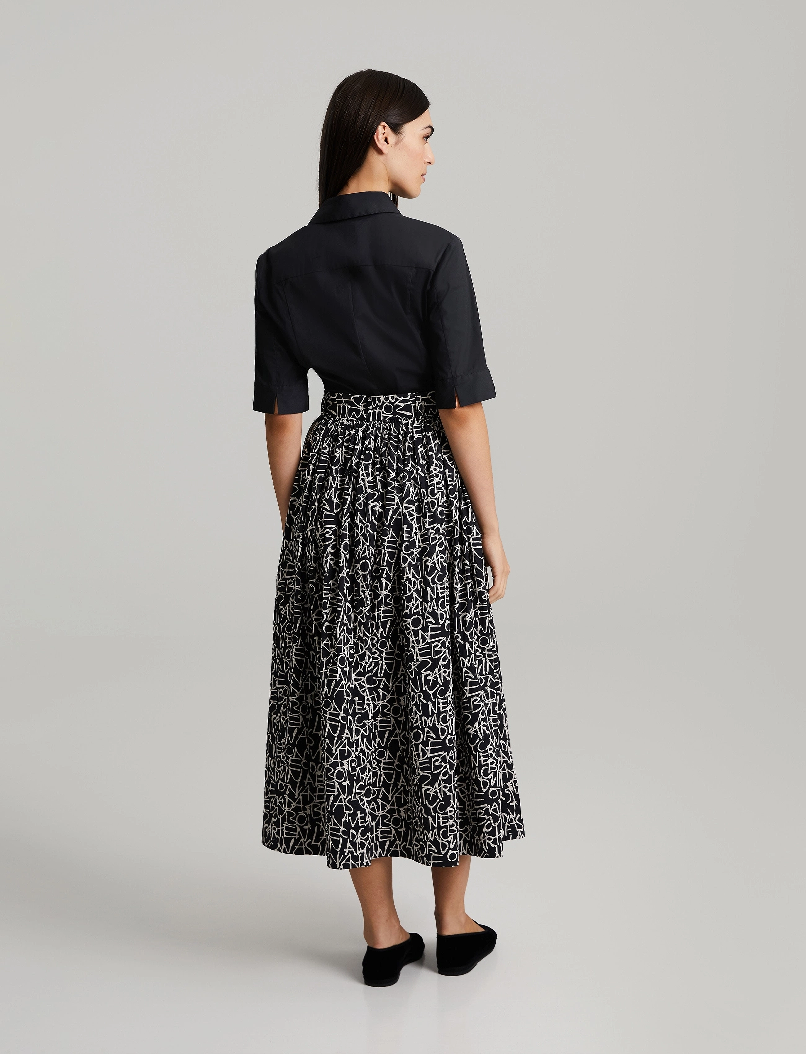 Andiata - Fiia 85 - midi-röcke - black - 4