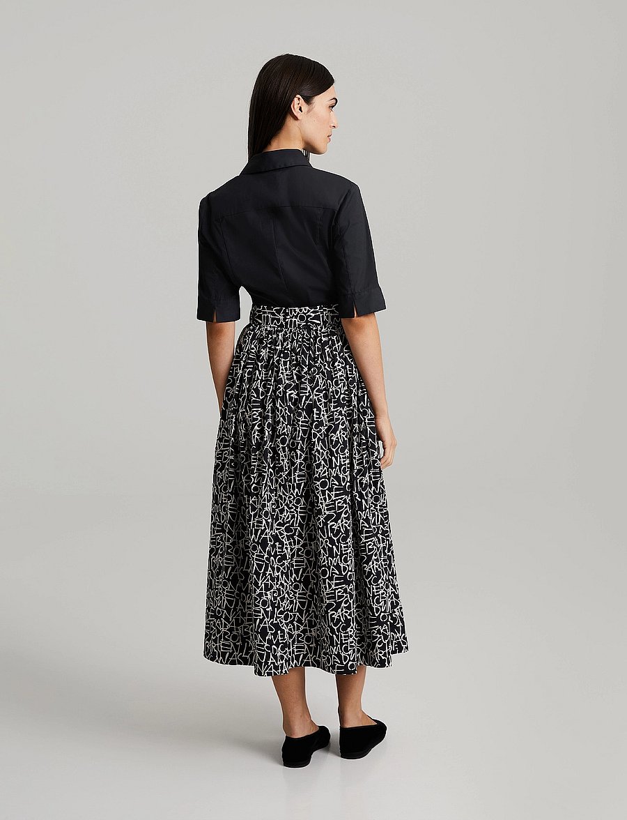 Andiata - Fiia 85 - midi-röcke - black - 4