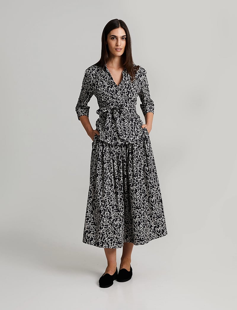 Andiata - Fiia 85 - midi-röcke - typography print - 0