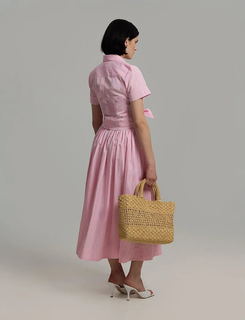 Andiata - Fiia 85 - midi-röcke - pink gingham - 2