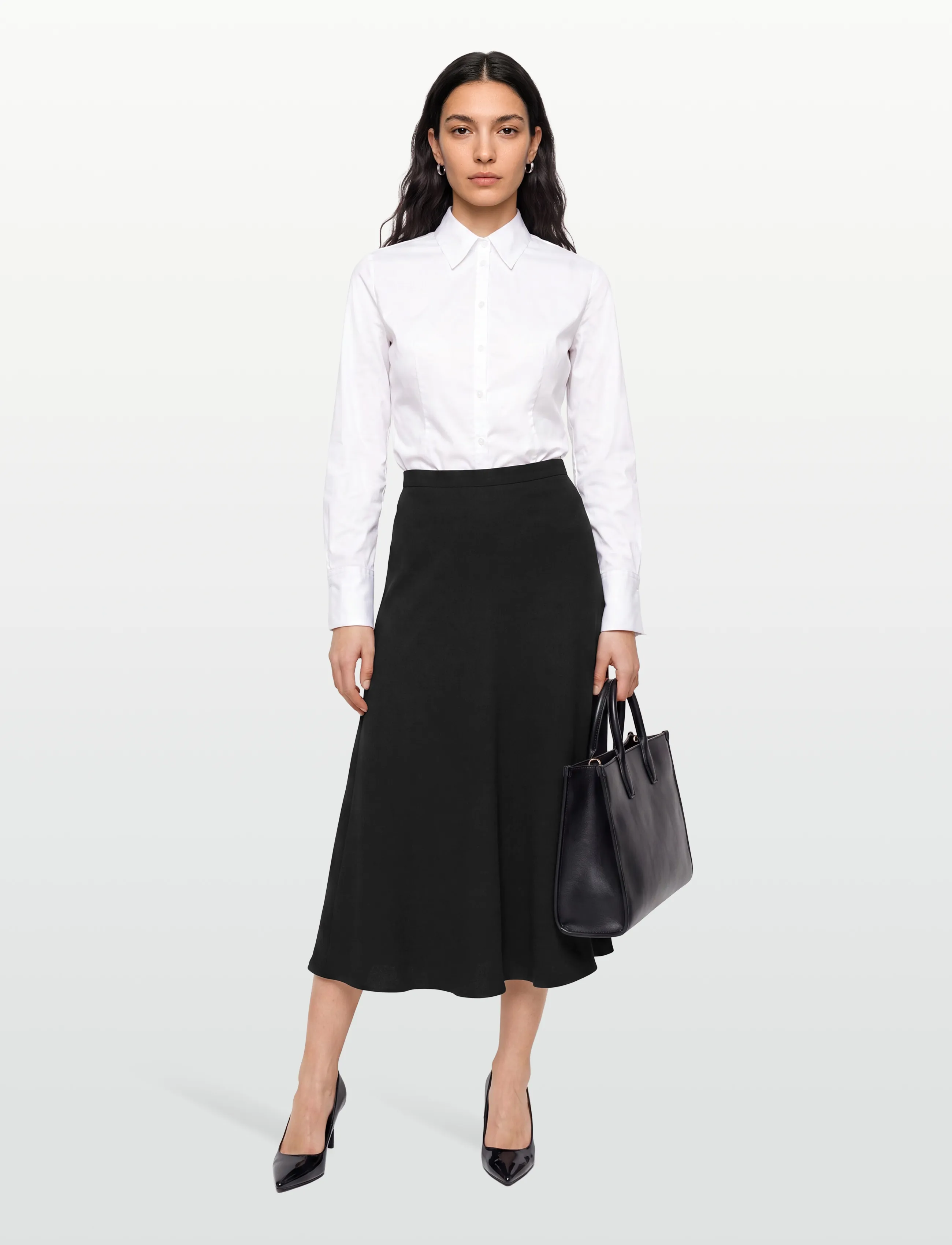 Andiata - Kity 85 V - midi nederdele - black - 0