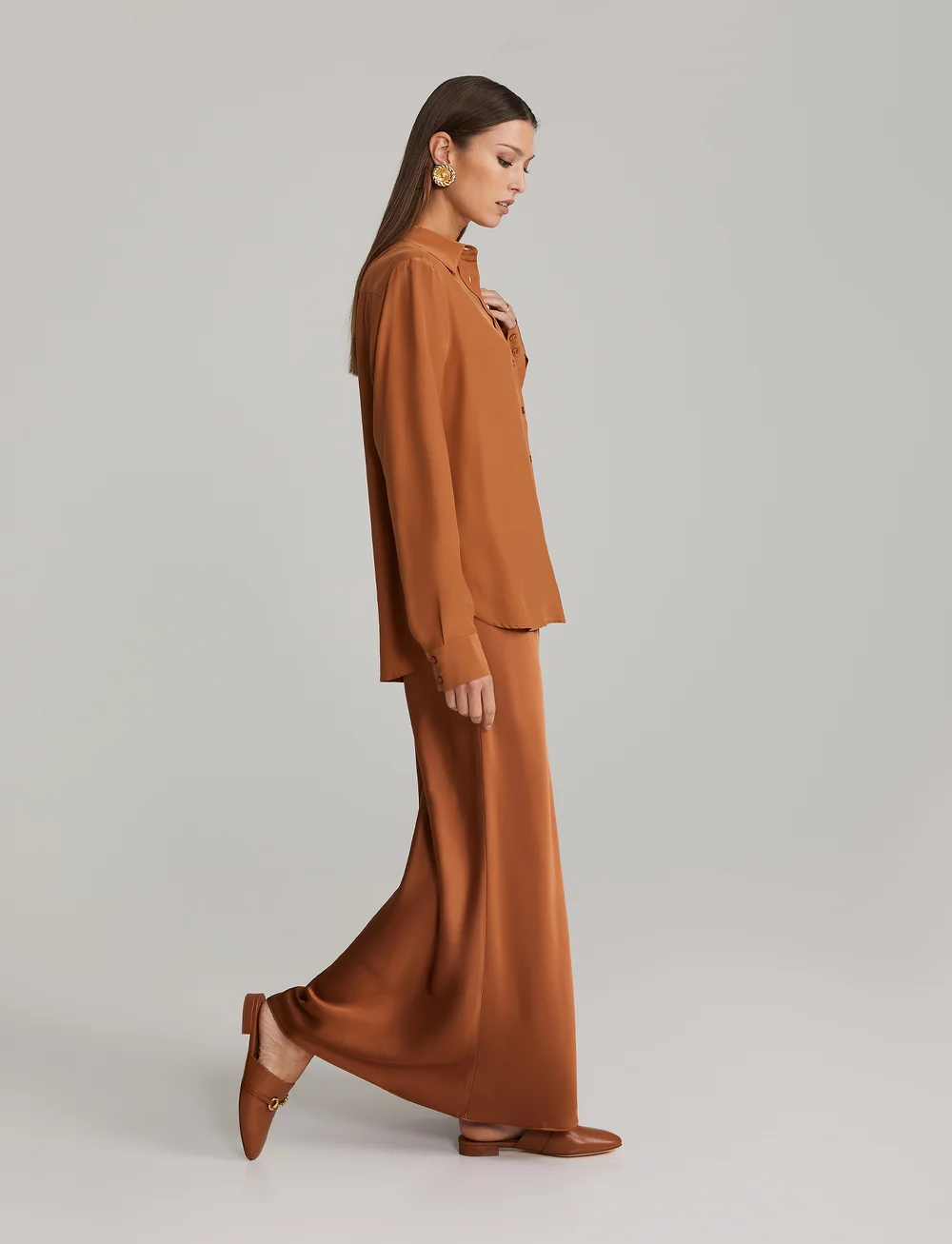 Andiata - Joyce 95 - maxikjolar - sienna - 3