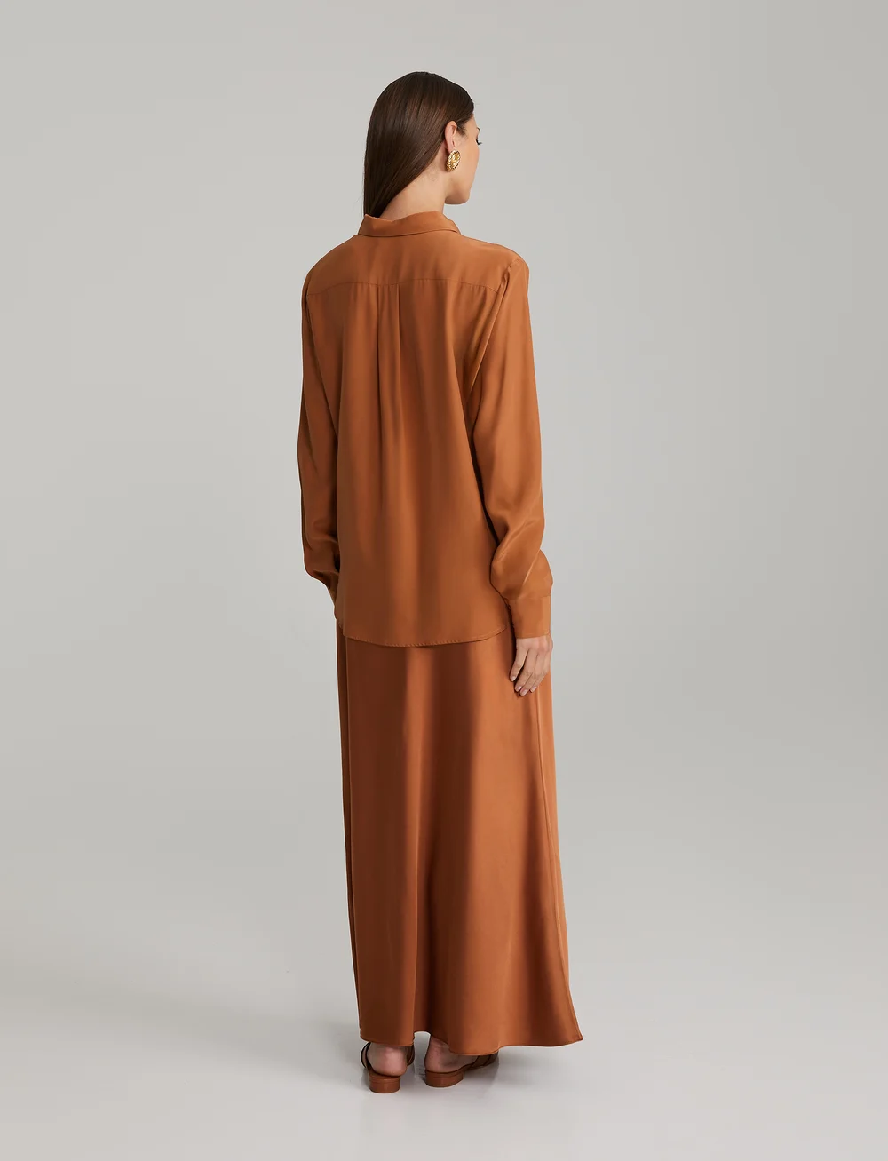 Andiata - Joyce 95 - maxikjolar - sienna - 4