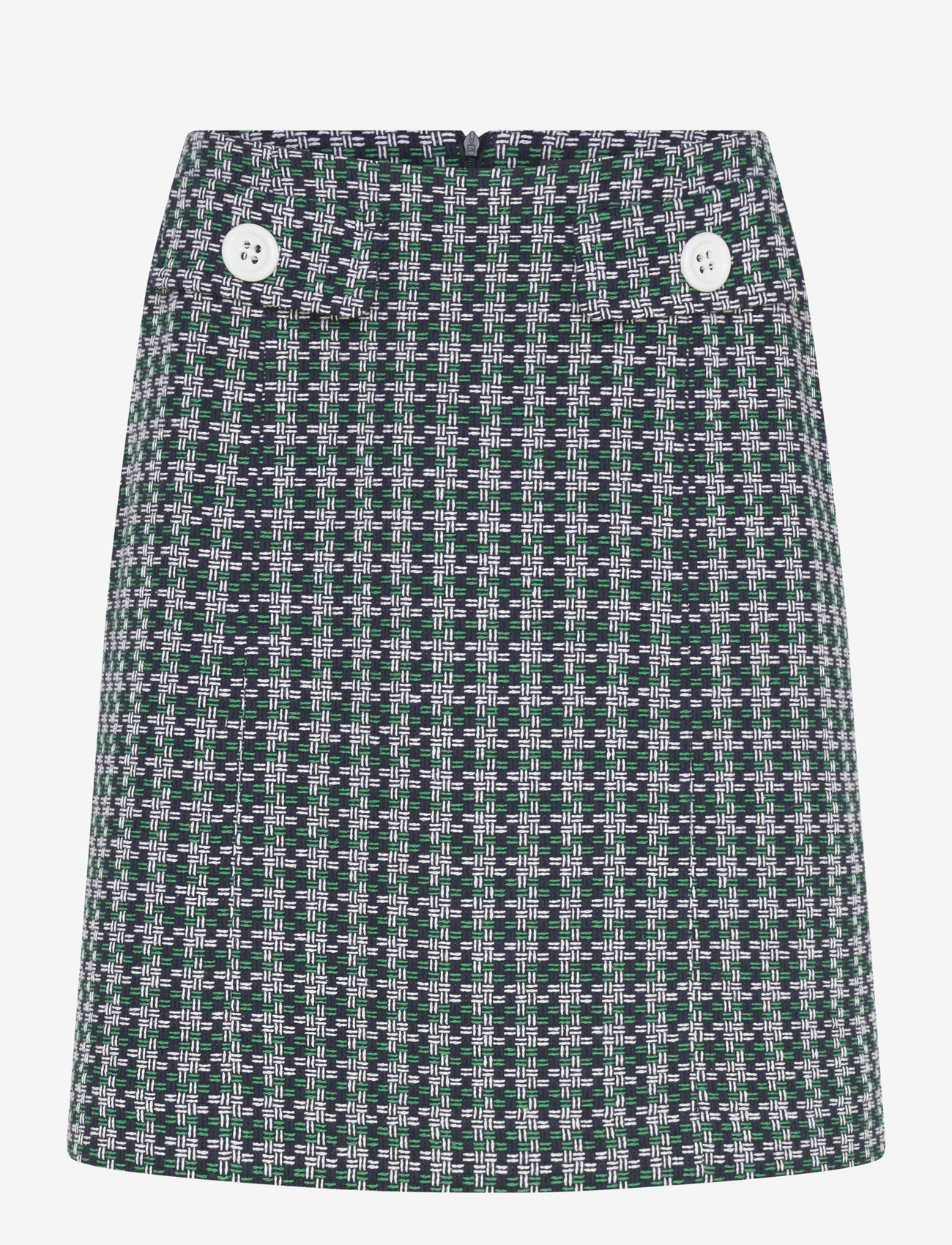 Andiata - Liza 50 - midinederdele - navy checks - 0