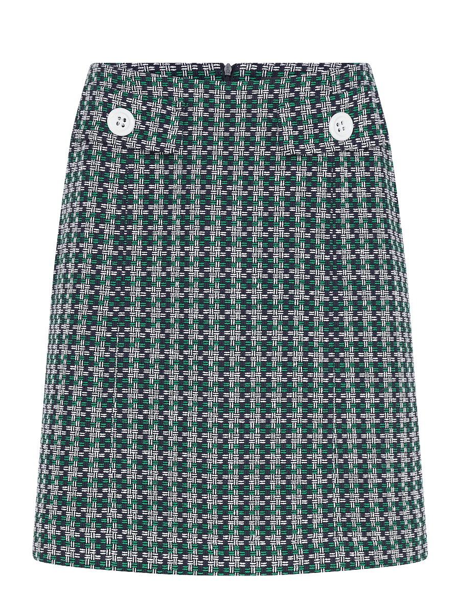 Andiata - Liza 50 - midi skirts - navy checks - 1