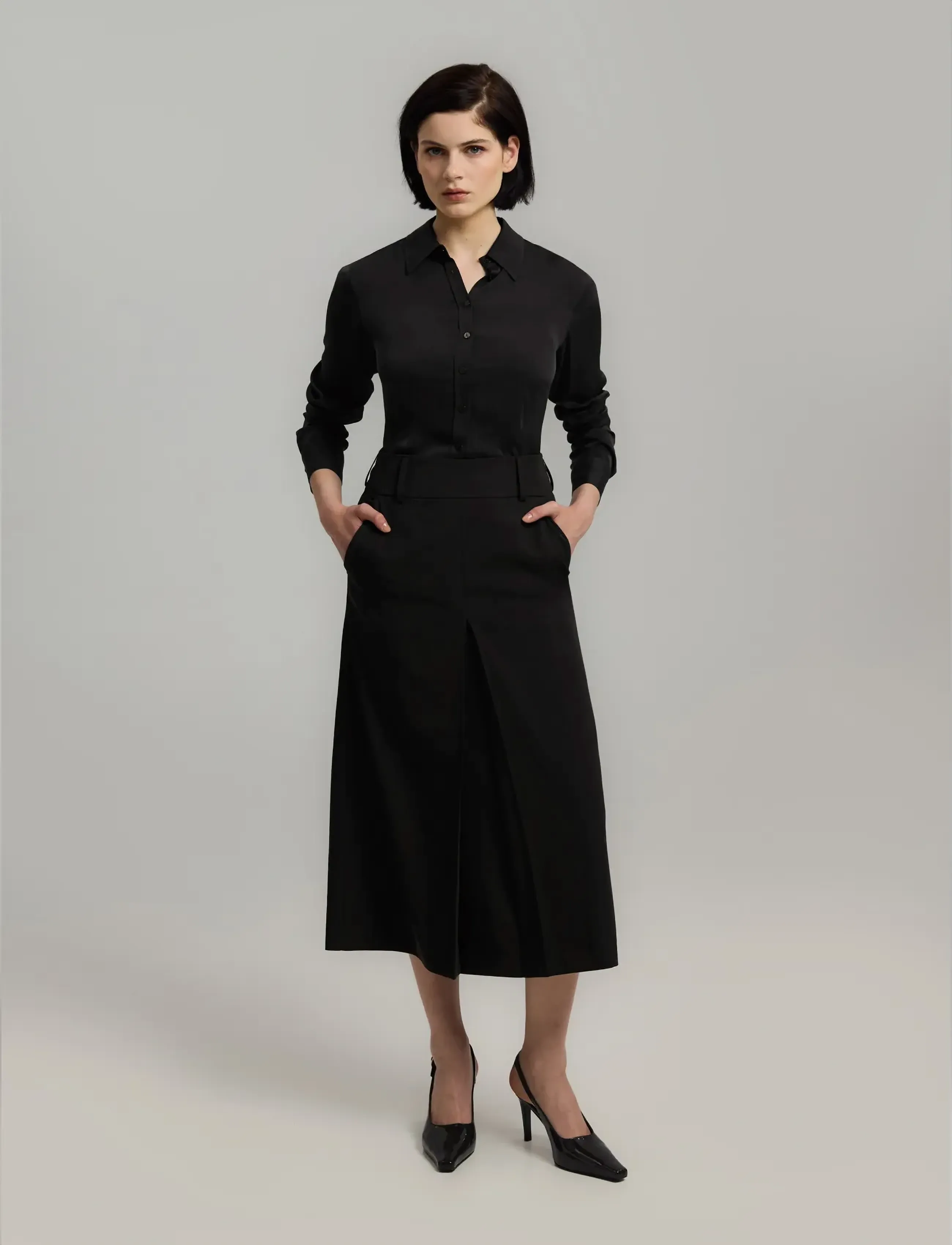 Andiata Astrid 85 T - Nederdele - BLACK / black