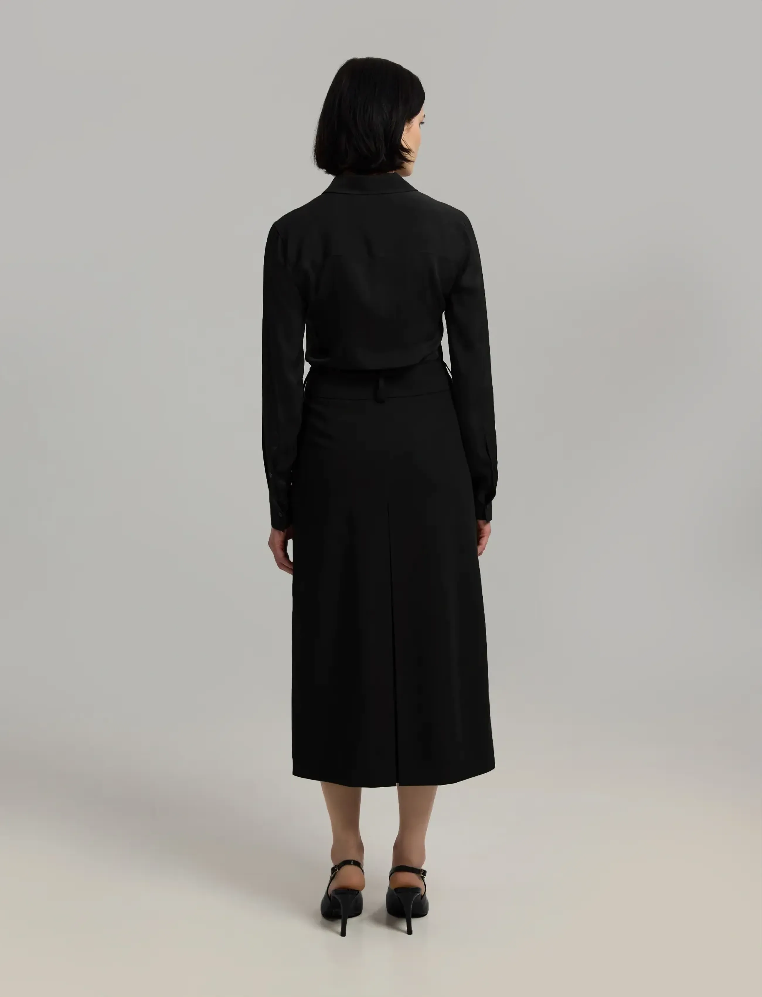 Andiata - Astrid 85 T - midiseelikud - black - 4