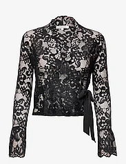 Andiata - Sha blouse - langermede bluser - black - 0