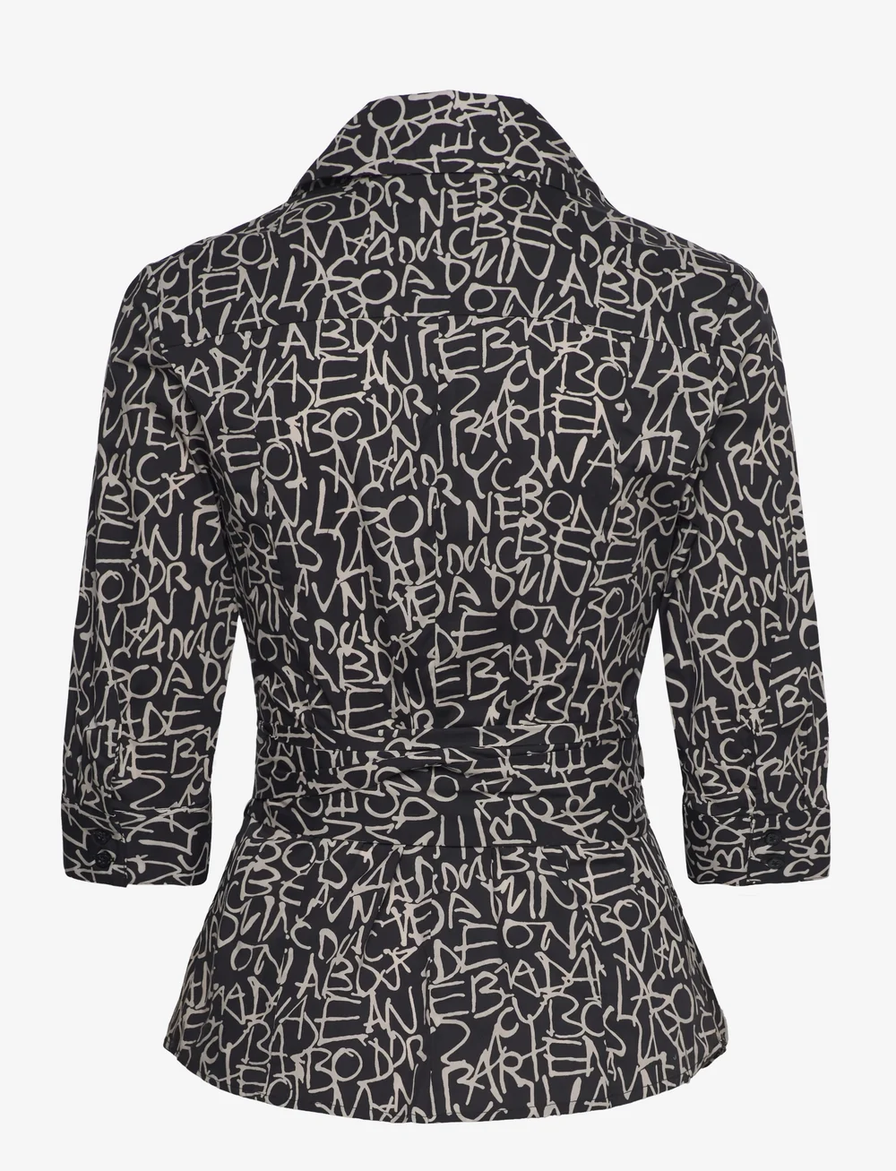 Andiata - Kiira - lühikeste varrukatega pluusid - typography print - 2